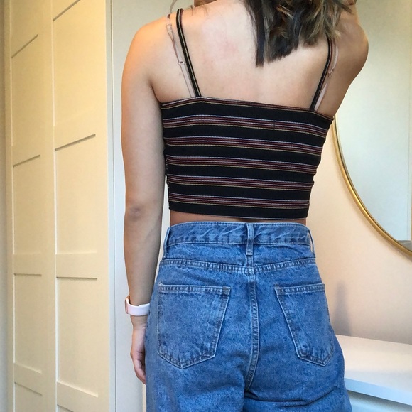 Urban Outfitters Cropped Zipper Tank - Picture 2 of 3